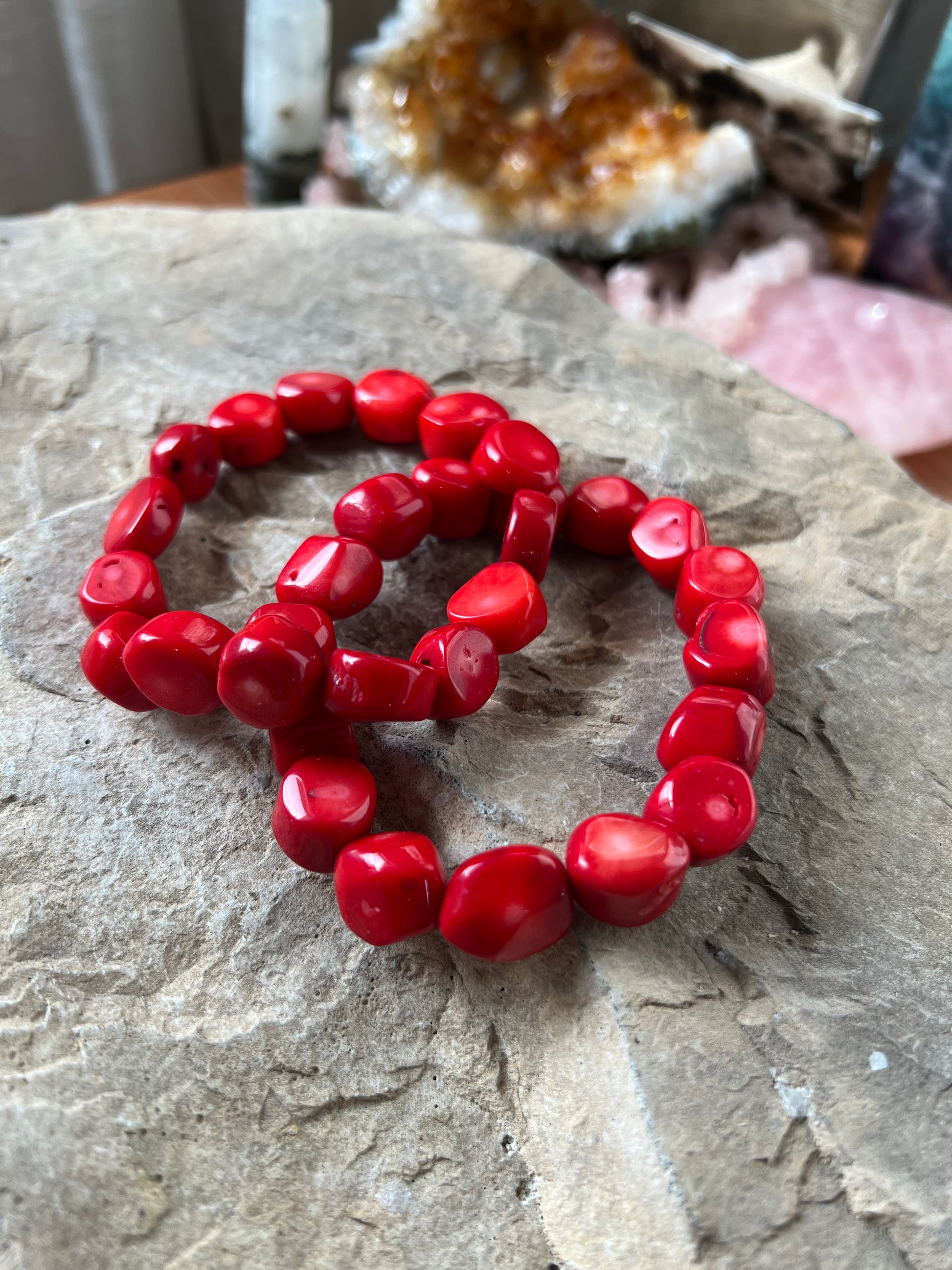 Red Coral Bracelet - Spirit & Stone