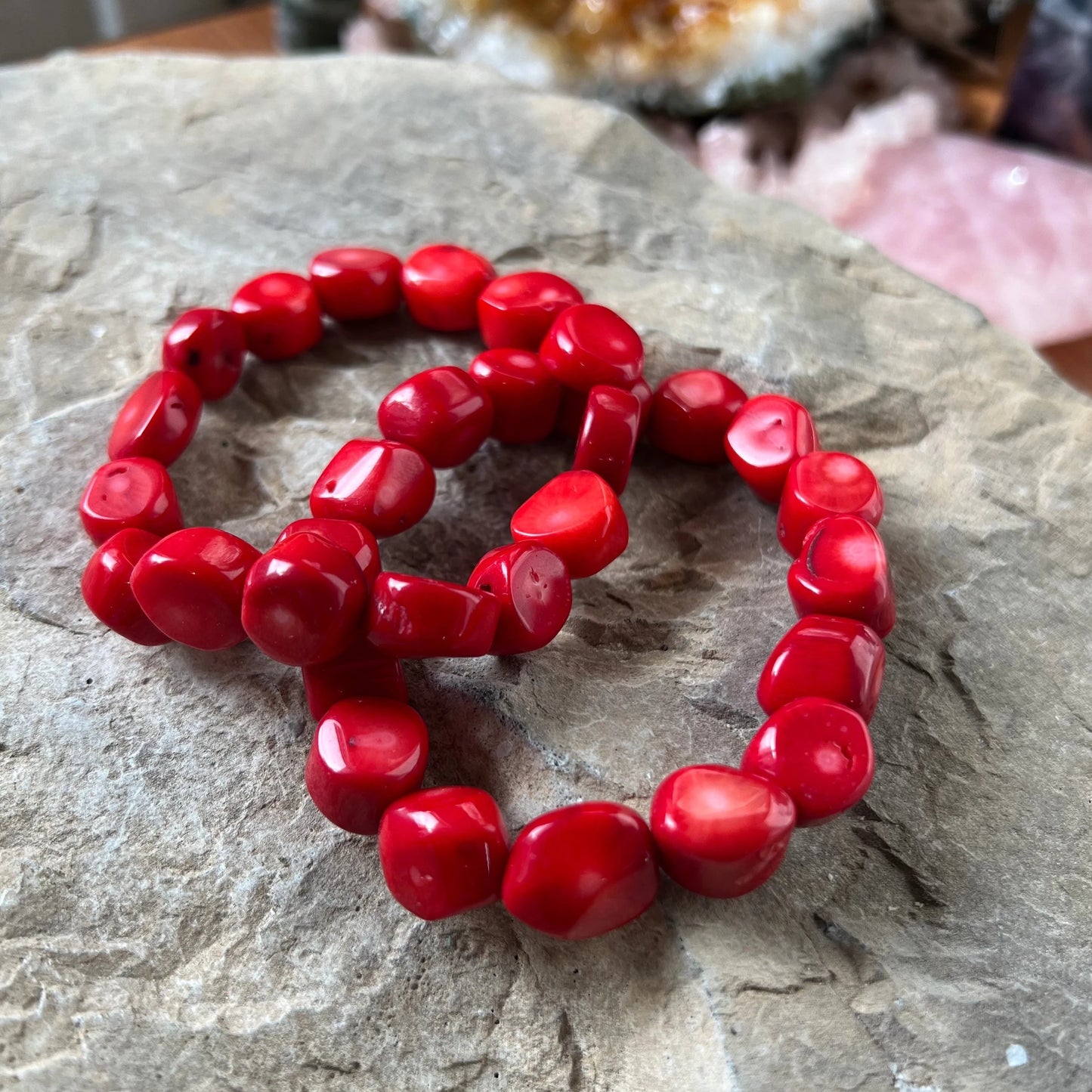 Red Coral Bracelet - Spirit & Stone