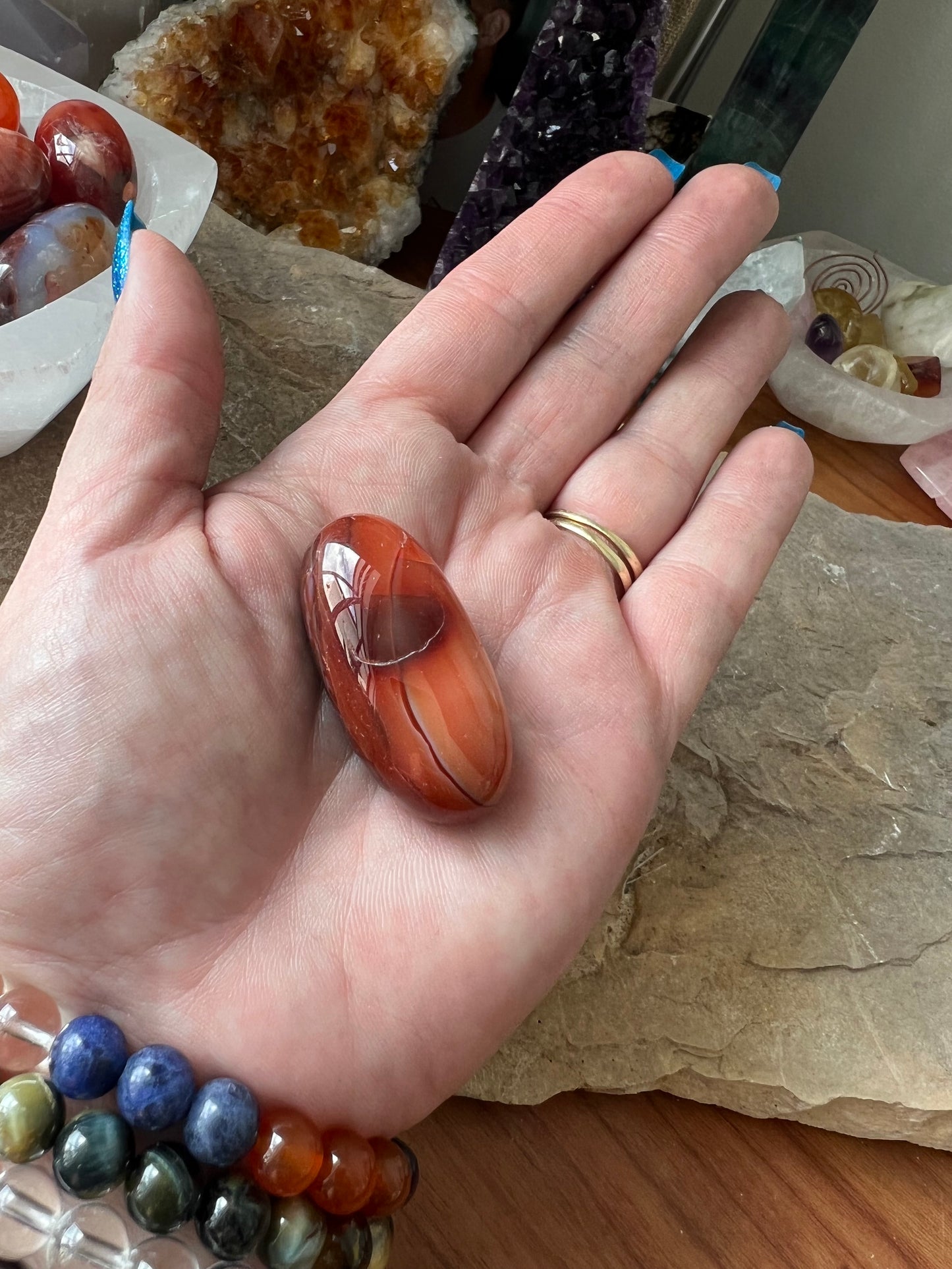 A- Grade Carnelian Tumble - Spirit & Stone