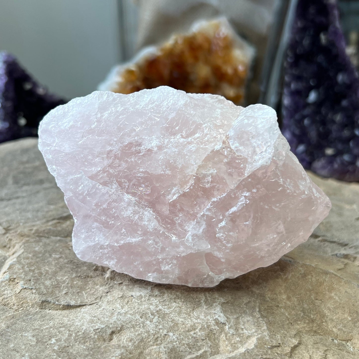 Rose Quartz Raw Large - Spirit & Stone