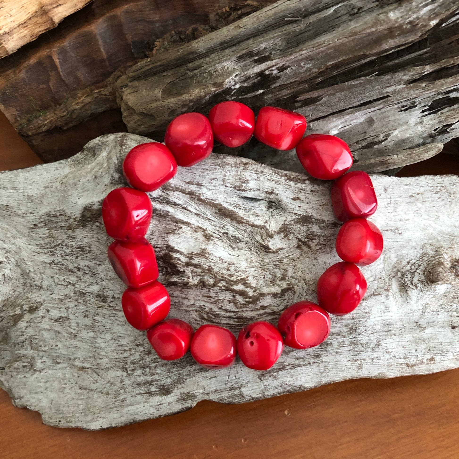 Red Coral Bracelet - Spirit & Stone