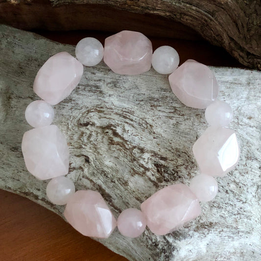 Rose Quartz Bracelet - Spirit & Stone